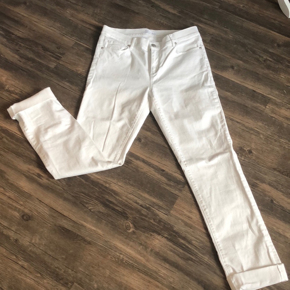 White Loft jeans.